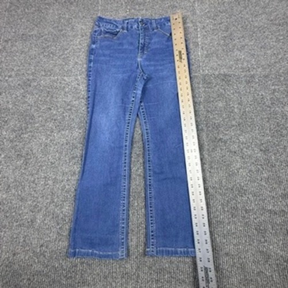 Seven7 Women's High-Rise Tummyless Slim Bootcut Jeans Denim Size 12 London Wash - Picture 8 of 14